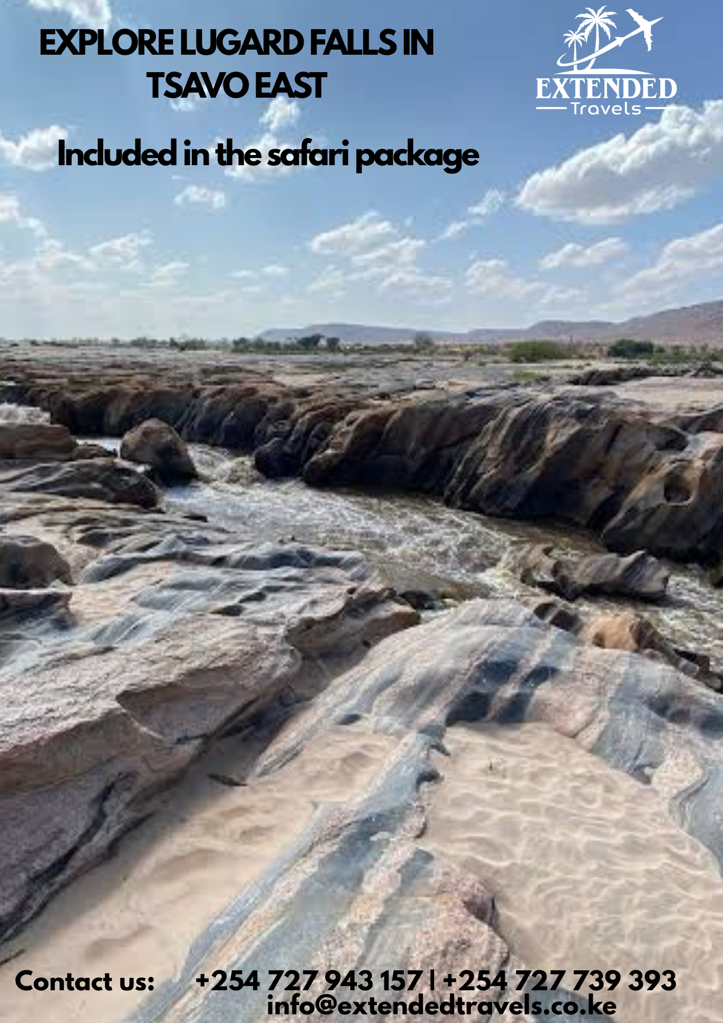 Experience Lugard Falls in Tsavo East