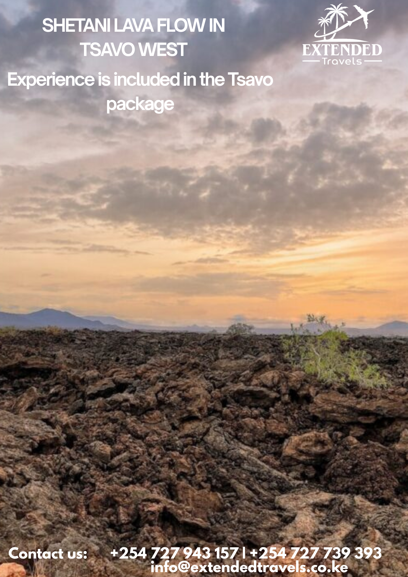 Experience Shetani Lava Flow in Tsavo West